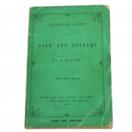 1863 Historical Gossip About Golf & Golfers by A Golfer 1st Edition George Robb - Seldom Seen