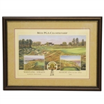 2004 PGA Championship at Whistling Straits Print Signed by Ernie Els & Artist JSA ALOA
