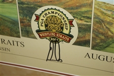 2004 PGA Championship at Whistling Straits Print Signed by Ernie Els & Artist JSA ALOA