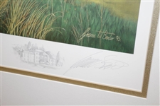 Tom Weiskopf Signed Loch Lomond GC Print by Graeme W. Baxter #101/250 JSA ALOA