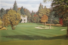 Tom Weiskopf Signed Loch Lomond GC Print by Graeme W. Baxter #101/250 JSA ALOA