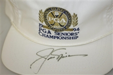 Jack Nicklaus & Arnold Palmer Signed PGA Seniors Championship Hats JSA