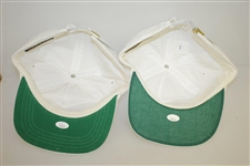 Jack Nicklaus & Arnold Palmer Signed PGA Seniors Championship Hats JSA