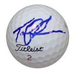 Tom Lehman Signed Titleist Logo Golf Ball JSA ALOA