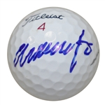 Colin Montgomerie Signed Titleist Logo Ball JSA ALOA