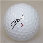 Colin Montgomerie Signed Titleist Logo Ball JSA ALOA