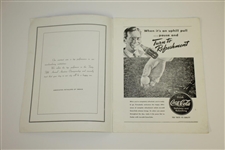 1941 US Amateur Championship at Omaha Field Club Program - Bud Ward Winner