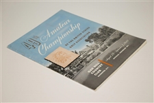 1949 US Amateur Championship at Oak Hill CC Program & Pairing Sheet - Charles Coe Winner