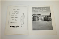 1949 US Amateur Championship at Oak Hill CC Program & Pairing Sheet - Charles Coe Winner