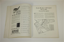 1930 PGA Championship at Fresh Meadow CC Program Won by Tommy Armour - Rare