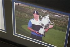 Brooks Koepka Dual-Signed 2019 PGA Championship Flag Custom Presentation JSA FULL