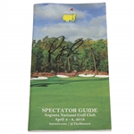 Patrick Reed Signed 2018 Masters Spectator Guide JSA ALOA