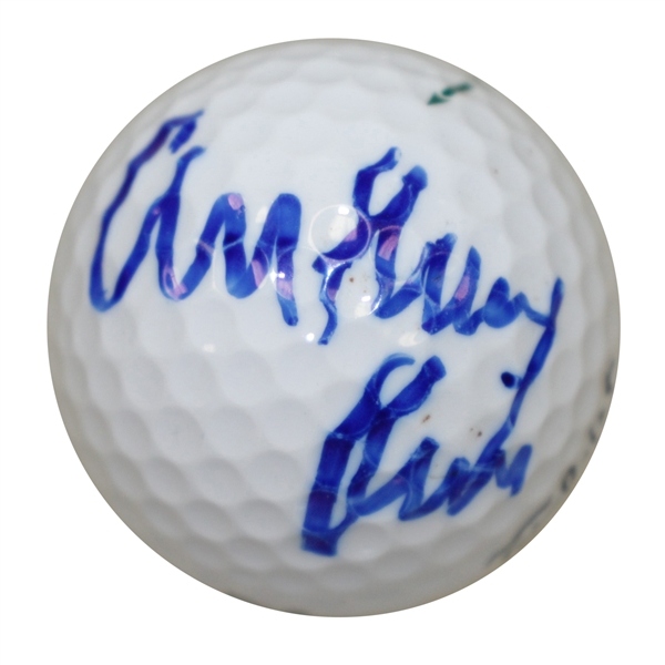 Anthony Kim Signed 2009 US Open at Bethpage Black Ball JSA ALOA