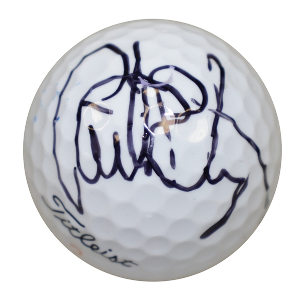 Curtis Strange Signed Titleist Logo Golf Ball JSA #AA69554