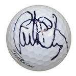 Curtis Strange Signed Titleist Logo Golf Ball JSA #AA69554