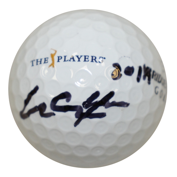 Si Woo Kim Signed & Inscribed "2017" The Players Logo Golf Ball JSA ALOA