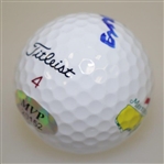 Jack Nicklaus Jr Signed Masters Logo Golf Ball JSA ALOA