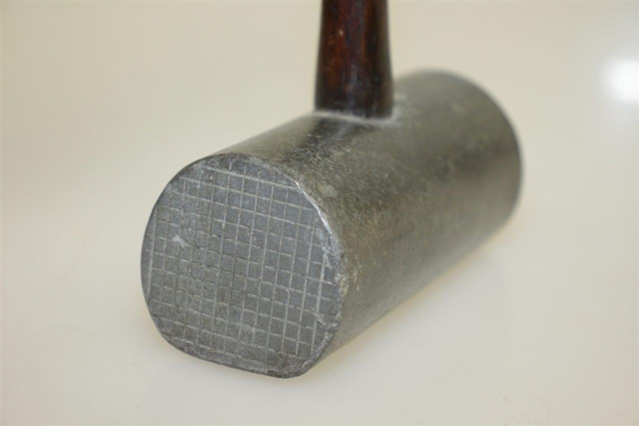 Circa 1904 A Mills / Standard Golf Patent Sunderland Mallet Head Putter w/ Shaft Stamp