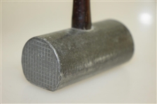 Circa 1904 A Mills / Standard Golf Patent Sunderland Mallet Head Putter w/ Shaft Stamp