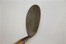Circa 1920's Hendry & Bishop Cardinal Giant Headed Niblick w/ Dot Face - Very Good Condition