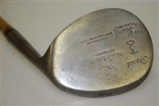 Circa 1920's Hendry & Bishop Cardinal Giant Headed Niblick w/ Dot Face - Very Good Condition