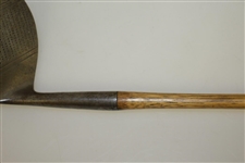 Circa 1920's Hendry & Bishop Cardinal Giant Headed Niblick w/ Dot Face - Very Good Condition
