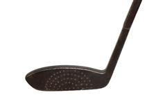Circa 1913 Edwin Winkworth Stamped Squared Steel Shaft Putter w/ Rainbow Dot Face