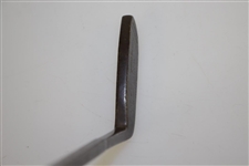 Circa 1913 Edwin Winkworth Stamped Squared Steel Shaft Putter w/ Rainbow Dot Face
