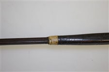 Circa 1913 Edwin Winkworth Stamped Squared Steel Shaft Putter w/ Rainbow Dot Face