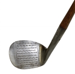 1913 MacGregor Perfection Accurate Niblick w/ Oversize Head, Maxwell Drilled Hosel & Shaft Stamp