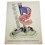 1935 Ryder Cup at Ridgewood CC Program (Hagen Captain) - Top Condition, Toughie 