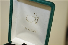 Vintage Augusta National Golf Club Members 14k Gold Medallion in Original Jewelry Box