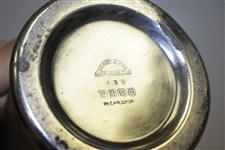 Vintage Derby Silver Plate Co. Golf Bag Container