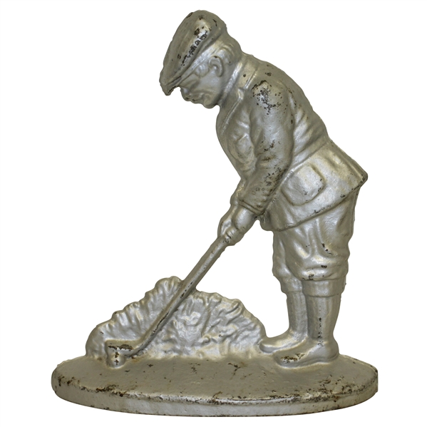 Bardes Foundry Cincinati Ohio Cast Iron Golfer Doorstop 