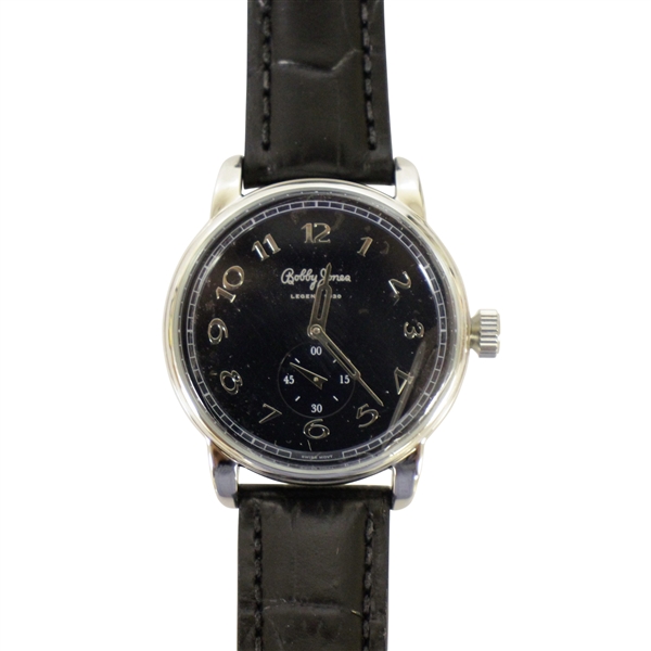 Bobby Jones Legend 1930 Stainless Steel Handmade Wrist Watch w/ Calfskin Band - Works