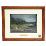 Cypress Point Club 7th Hole Shadowbox Presentation by Fairway Replicas in Box
