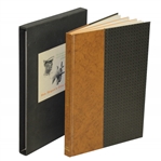 1957 1st Deluxe Edition "Ben Hogans Five Lessons" Golf Book w/ Slipcase