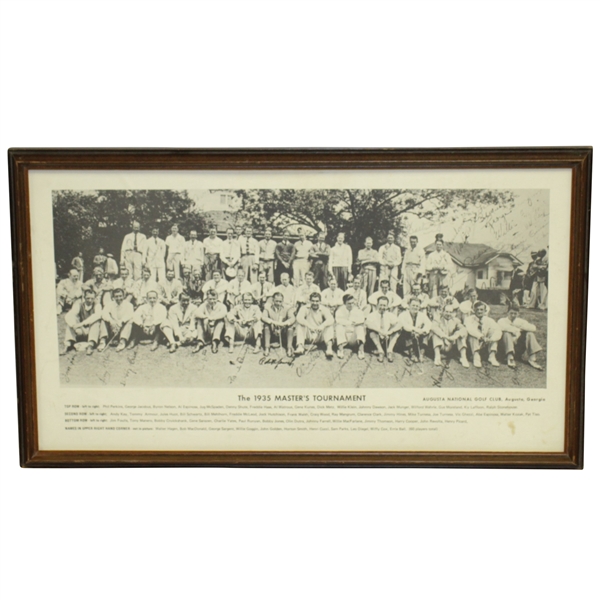 1935 Masters Tournament Field Photo