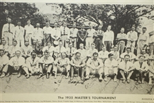 1935 Masters Tournament Field Photo