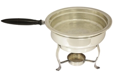 1955 Ridgewood CC Member Guest Etched Silver Trophy Chafing Pan w/ Lid