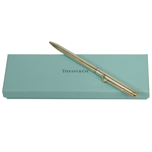 Tiffany & Co Luxury Sterling Silver Golf Club Pen in Original Box