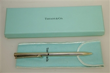 Tiffany & Co Luxury Sterling Silver Golf Club Pen in Original Box