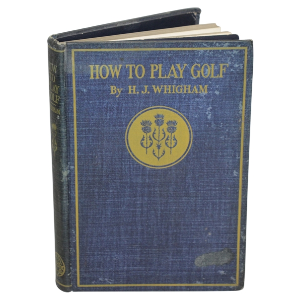 1897 How to Play Golf Book by H.J. Whigham