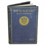 1897 How to Play Golf Book by H.J. Whigham