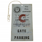 Arnold Palmer Signed 1979 PGA Championship Ticket w/ Weiskopf JSA ALOA