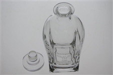 Champions Golf Club Etched Glass Decanter w/ Stopper