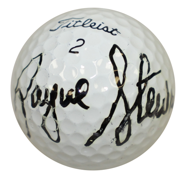Payne Stewart Signed Titleist Logo Ball JSA FULL #BB12461