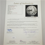 Payne Stewart Signed Titleist Logo Ball JSA FULL #BB12461