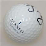 Jack Nicklaus Signed Personal Maxfli Logo Ball JSA ALOA