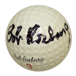 Bob Rosburg Signed Signature Logo Golf Ball JSA ALOA